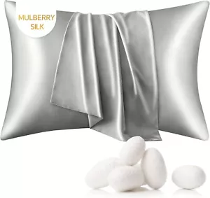 Mulberry Silk Pillow Case - Pillowcase for Hair and Skin, Queen Size 20X30 Inche - Picture 1 of 6