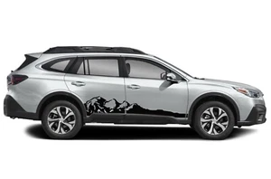 Mountains hill Sticker for Subaru Outback Off road design Decal Side Door Vinyl - Picture 1 of 9