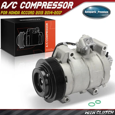 Compressor AC com polia de 7 ranhuras para Honda Accord 2008-2012 Crosstour L4 2.4L - Imagem 1 de 4