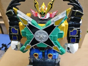 2003 Bandai Power Ranger Ninja Storm Hurricane Command Megazord - Bild 1 von 12