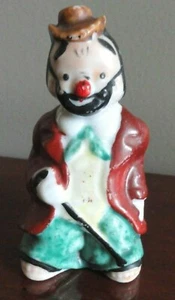 VTG Made in Japan Clown Figurine W/ Cane 3" Tall - Picture 1 of 5