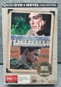 NEW: ATONEMENT Movie Limited DVD & NOVEL Collection BOXSET R4 PAL Free Fast Post - Picture 1 of 5