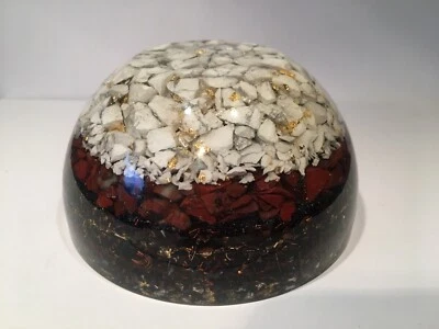 Orgonit  Meditation Transformation Bewusstsein Gold G Netz W-LAN 5G Schutz - Bild 1 von 4