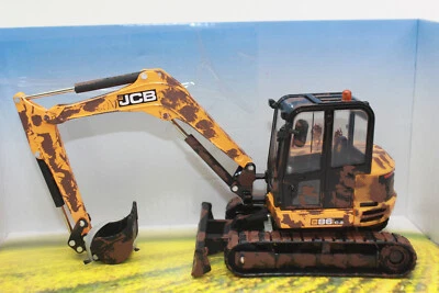 Britains 43279 JCB Midi Excavator 86 Crawler Excavator Muddy 1:32 New OVP - Image 1 of 4