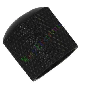 10pc 18mm Black knob Guitar tube potentiometer cap LP Volume Tone audio part amp - Picture 1 of 3