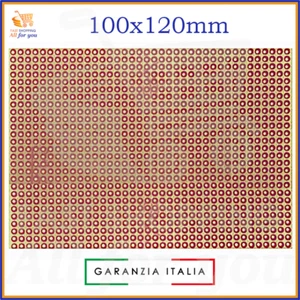 Basetta elettronica millefori circuiti arduino circuito stampato 100x120 120x100 - Imagen 1 de 1