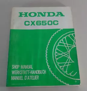 Manual De Taller / Guía De Reparación - Honda CX 650 C - Edición 1983 - Imagen 1 de 4