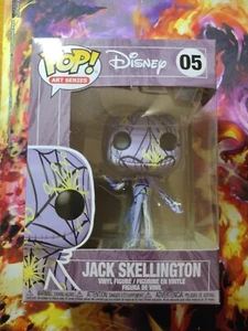 Funko Pop Art Series! Disney#05 JACK SKELLINGTON Rare Hard to Find - Picture 1 of 4