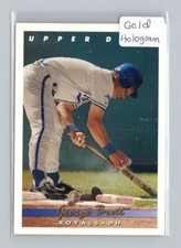 1993 Upper Deck #56 George Brett Gold Hologram