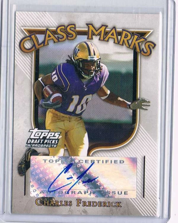 2005 Topps Draft Picks and Prospects Class Marks Autographs #CMCF Charles Freder - Image 1 of 1