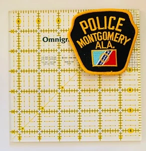 Montgomery Alabama Polizia Ferro su Toppa Ricamata da Collezione - Foto 1 di 2
