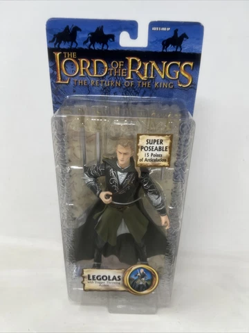 Lord of the Rings "Return of the King" Legolas with Dagger Throwing Action - New Cover