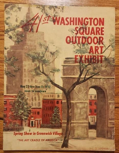 41º Programa de Exposiciones de Arte al Aire Libre Washington Square 1952 - Imagen 1 de 2