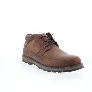 Dunham Byrne Waterproof Chukka Herren Braun Leder Stiefel 46 - Picture 1 of 8