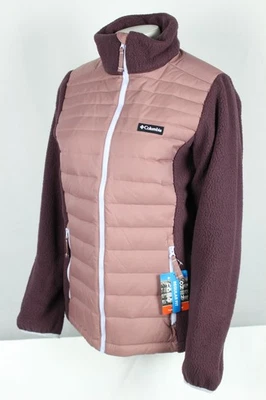 Columbia Women's Juniper Peak Hybrid Down Jacket Fig Purple XL5433 609 - Image 1 of 4