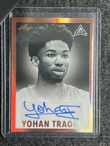 2022-23 Leaf Optichrome #BA-YT1 Yohan Traore AUTO BUTLER, SMU, AUBURN - Picture 1 of 2
