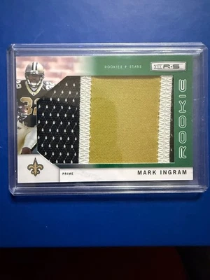 2011 Panini Rookies & Stars #259 Mark Ingram Rookie Jersey Jumbo Swatch #/10 - Image 1 of 2