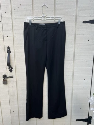 Pantalones de vestir Prada para mujer talla 42 negros 100 % lana virgen Foto 1 de 4