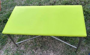 Chartreuse Lime Green Bench – Stylish Modern Home Decor - Picture 1 of 2