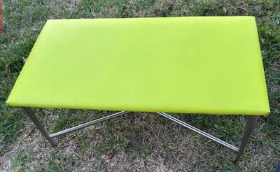 Chartreuse Lime Green Bench – Stylish Modern Home Decor - Image 1 of 2