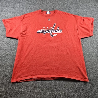 Camiseta Washington Capitals Para Hombre 3XL Roja NHL Hockey Reebok Fedorov 91 Camiseta Foto 1 de 4