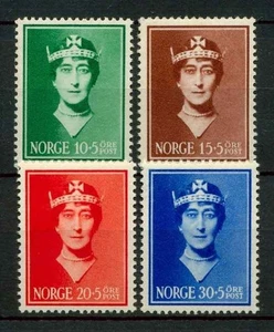 NORVEGIA 1939 In memoria della Regina Maud 4v MNH** - Picture 1 of 1