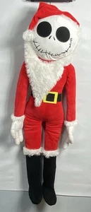 Nightmare Before Christmas Santa Jack Skellington 48" Jumbo Plush 4ft  - Picture 1 of 2
