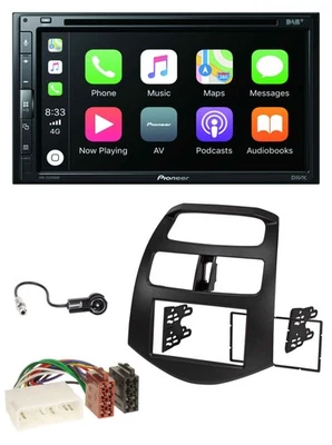 Pioneer DVD 2DIN MP3 DAB Bluetooth USB Autoradio für Chevrolet Spark KLM 2012-20 - Bild 1 von 4