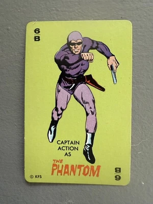 1967 Kool Pops Captain Action Phantom #6B Green ex. condition Vintage - Image 1 of 2