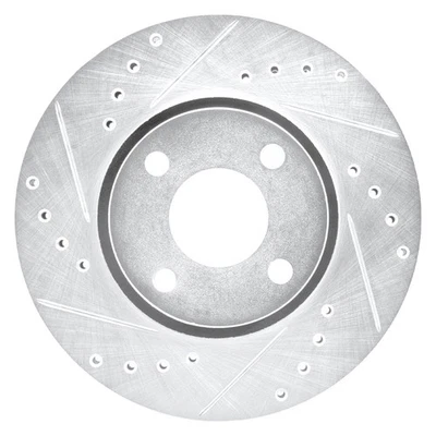 For Mercury Cougar 99-02 Brake Rotor DFC Premium Drilled & Slotted Front Driver Foto 1 de 4