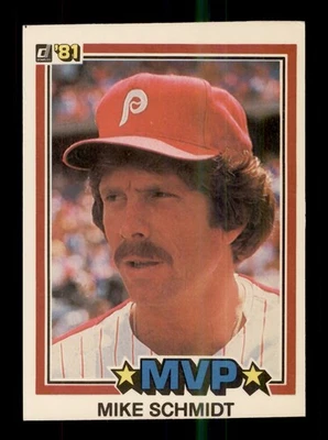 1981 DONRUSS #590 MIKE SCHMIDT MVP PHILADELPHIA PHILLIES - Image 1 of 2