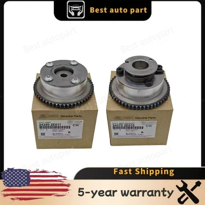 2P Exhaust Intake VVT Timing Camshaft Gear Sprocket for Hyundai Elantra US STOCK - Image 1 of 3