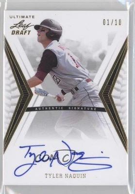 2012 Leaf Ultimate Draft Gold /10 Tyler Naquin #BA-TN1 Auto - Image 1 of 2