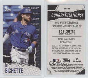 2021 Topps Rip Mini Black /40 Bo Bichette #MRIP-BB
