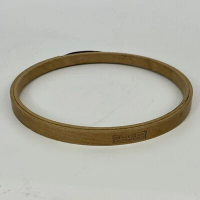 Vtg Princess Metal Bow Spring Tension Wood Embroidery Hoop 6" Round - Non Felt - Image 1 of 4