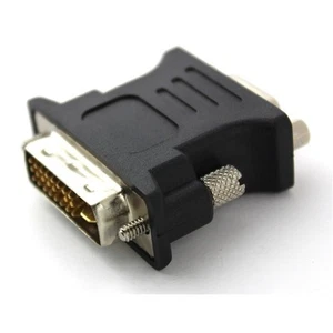 DVI-I(24+5) Dual Link Male to HD15(VGA) Female Adapter Gold Plated(ADVII1-H152G) - Picture 1 of 4