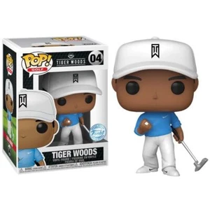 FUNKO POP ! GOLF - (04) TIGER WOODS (NIKE OUTFIT JERSEY BLUE) FIGURE SPECIAL 9CM - Imagen 1 de 3