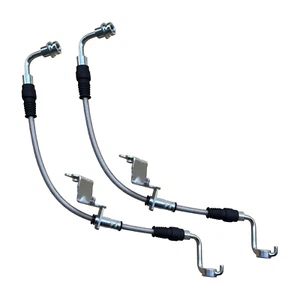 ATI EXTENDED BRAIDED BRAKE LINES - FRONT - FITS ISUZU DMAX/MAZDA BT50 2020+ - Picture 1 of 1