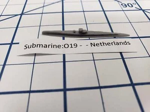 Submarine - Type O19 - Netherlands - Wargaming - Axis and Allies - Naval Miniatu - Picture 1 of 2