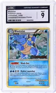 2010 Pokemon Unleashed Blastoise Prerelease Promo #13 CGC 9 - Picture 1 of 2