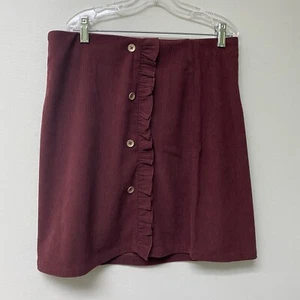 Allegra K Womens Skirt Medium Back Side Zipper Stretch Waist NWT - Picture 1 of 3