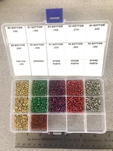 Bottom Pin Rekey Kit For Schlage Locks. 75 Pieces Ea Size Locksmith Lock Pins - Picture 1 of 2