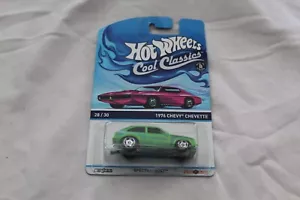 Hot Wheels Cool Classics 1976 Chevy Corvette Spectrafrost Green 28/30 - Picture 1 of 3