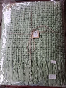 Mudpie Green Recycled Color Throw, NWT - Picture 1 of 4