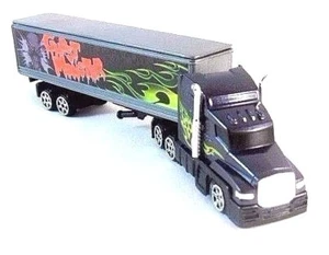 TRANSPORT TRUCK,METALLIC PURPLE MOTORMAX DIECAST CAR/TRUCK COLLECTOR'S MODEL,NEW - Picture 1 of 12