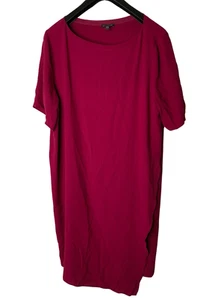 Eileen Fisher 100% silk dress magenta women's size XL - Picture 1 of 5
