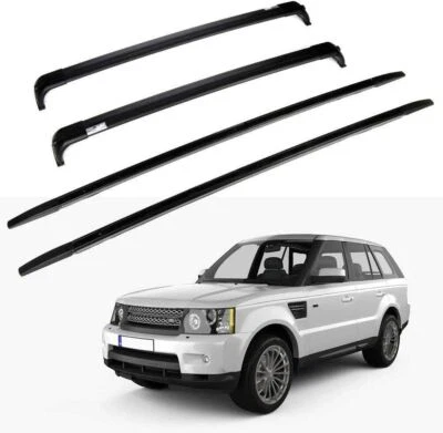 4Pcs Fit for Land Rover Range Rover 2002-2012 Roof Rail Rack Cross Bar Crossbars - Image 1 of 4