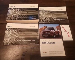 16 2016 Chevy Silverado Owners Manual OEM GUIDE BOOKS SET Chevrolet - Picture 1 of 5