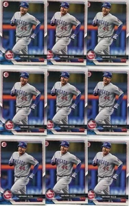 LOT (14) 2018 BOWMAN ANTHONY RIZZO CHICAGO CUBS - 291 - Picture 1 of 2