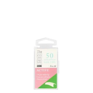 The Edge Nails Active Assorted Nail Tips Size 10 (50 Pack) - Picture 1 of 1